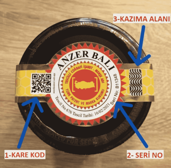 Anzer Balı Cografi Tescilli 500 gr 2025- 2026 Üretimi - 3