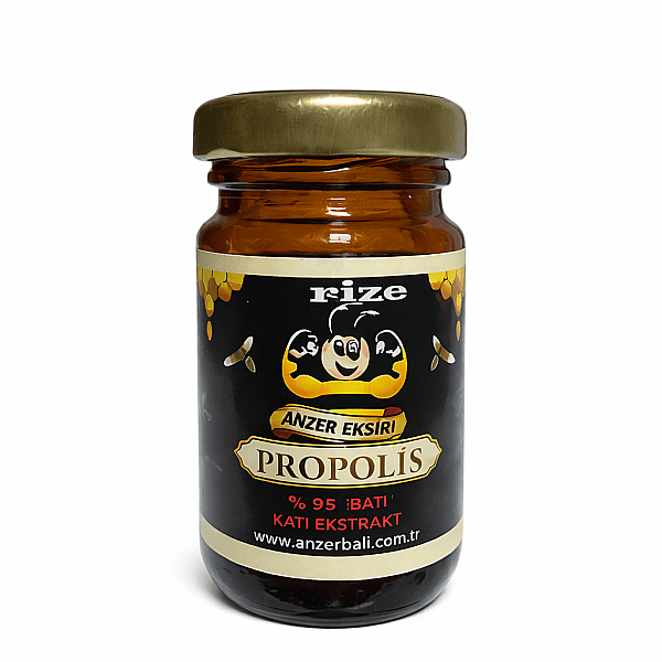 Anzer Propolis % 95 Exrakt 100 gr  Katı Propolis  - 1