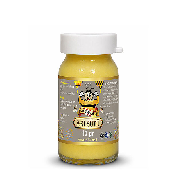 Saf Yerli Arı Sütü 10 gr, Anzer Balı Kooperatifi 2025 - 2026 - 1